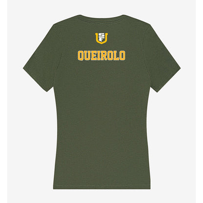 USFCA - NCAA Men's Cross Country : Enzo Queirolo - Women's V-Neck T-Shirt-1