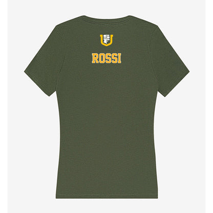 USFCA - NCAA Baseball : Gino Rossi - Women's V-Neck T-Shirt-1