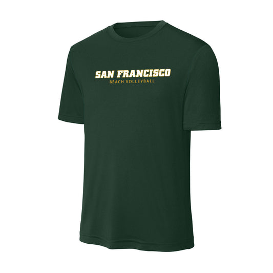 USFCA - NCAA Beach Volleyball : Lucy Speier - Activewear T-Shirt-0
