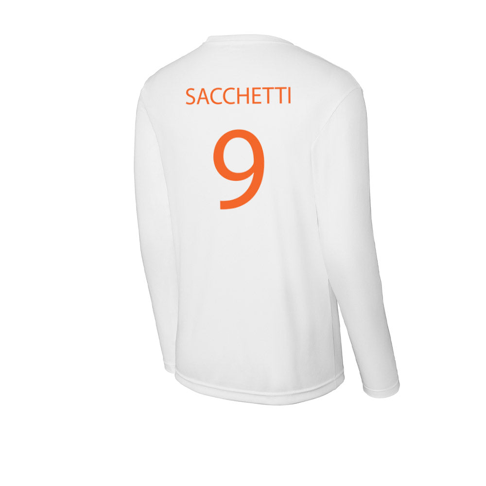 HWS - NCAA Men's Ice Hockey : Brandon Sacchetti - Activewear Long Sleeve T-Shirt-1