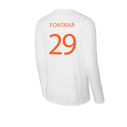 HWS - NCAA Men's Ice Hockey : Kahlil Fontana - Activewear Long Sleeve T-Shirt-1