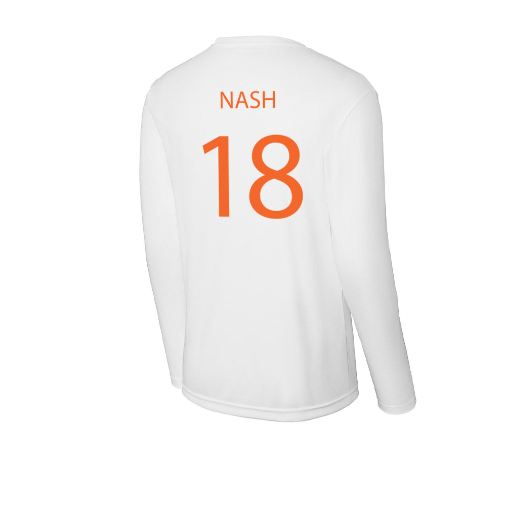 HWS - NCAA Baseball : Teck Nash - Activewear Long Sleeve T-Shirt-1