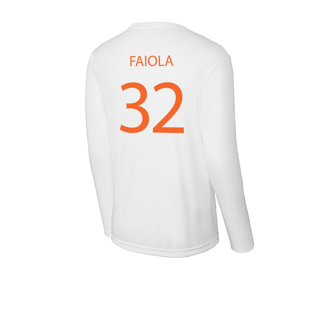 HWS - NCAA Men's Lacrosse : Jackson Faiola - Activewear Long Sleeve T-Shirt-1