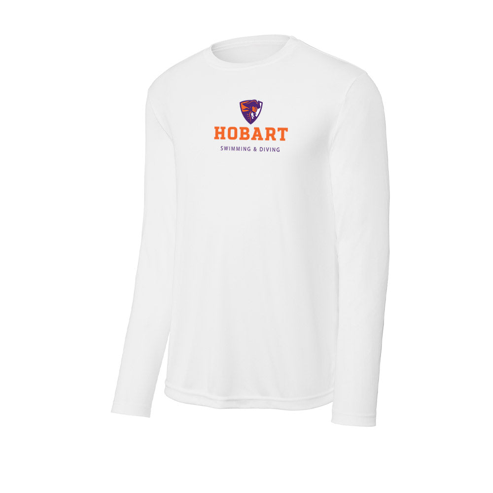 HWS - NCAA Men's Swimming & Diving : Christopher Woody - Activewear Long Sleeve T-Shirt-0