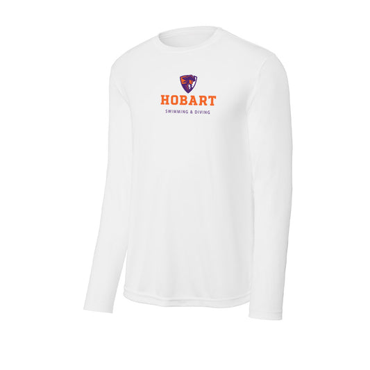 HWS - NCAA Men's Swimming & Diving : Christopher Woody - Activewear Long Sleeve T-Shirt-0
