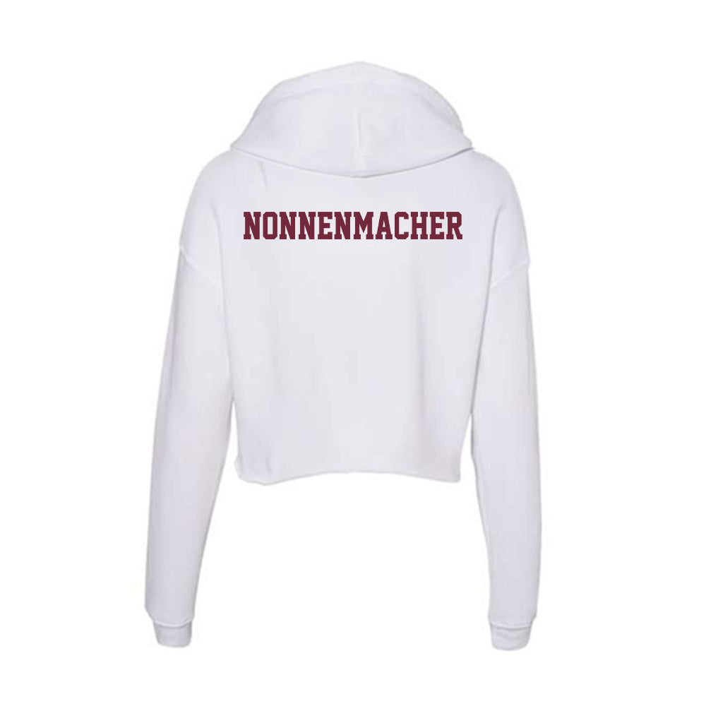 FDU Florham - NCAA Men's Track & Field : Jason Nonnenmacher - Women's Crop Fleece Hoodie-1