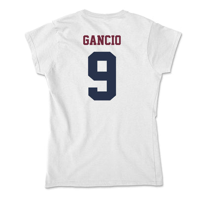 FDU Florham - NCAA Men's Soccer : Vincenzo Gancio - Soft Style Women’s T-Shirt-1