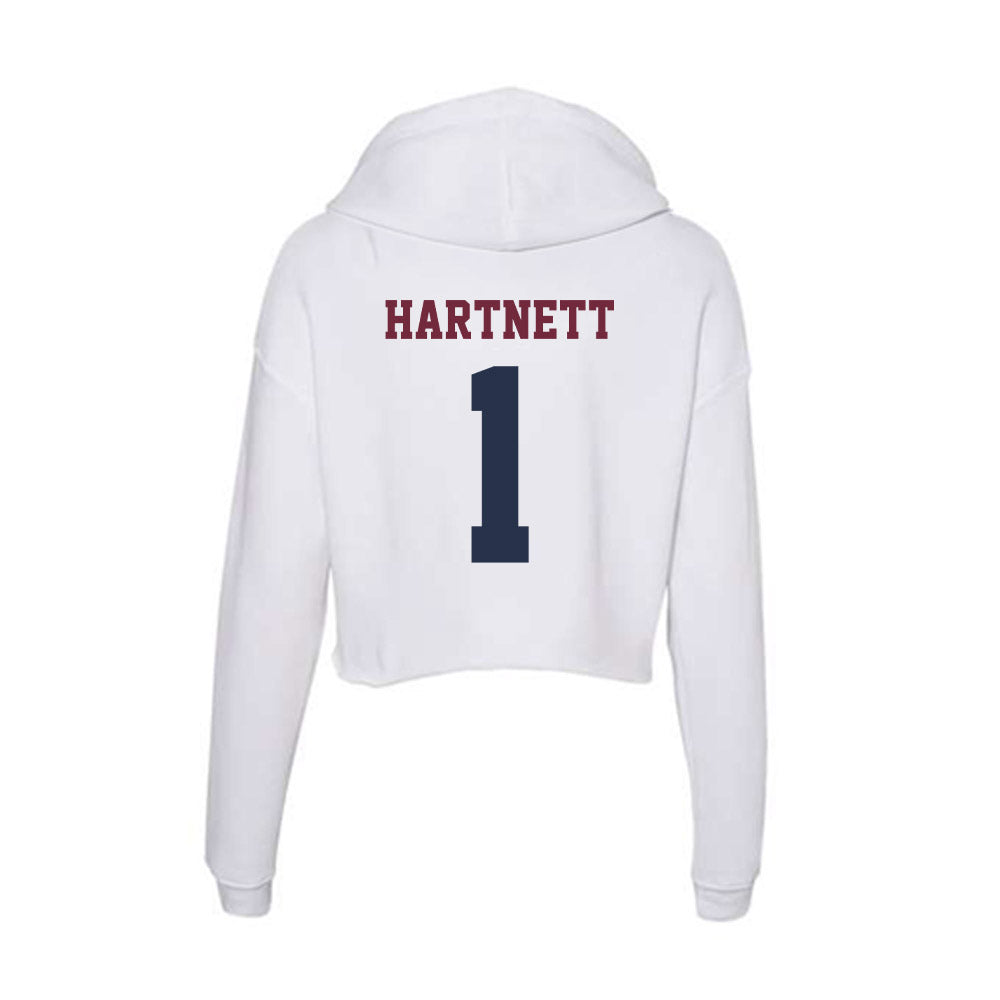 FDU Florham - NCAA Women's Lacrosse : Casey Hartnett - Women's Crop Fleece Hoodie-1