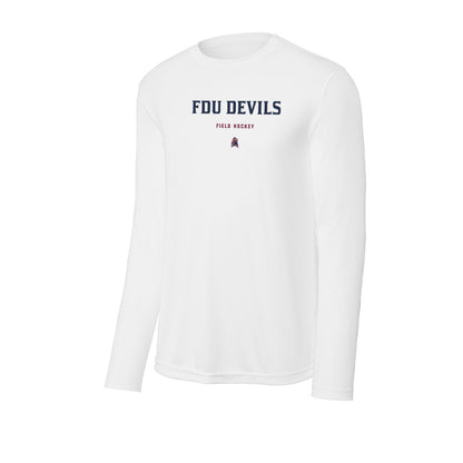 FDU Florham - NCAA Women's Field Hockey : Kaitlin Heckman - Activewear Long Sleeve T-Shirt-0