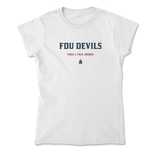 FDU Florham - NCAA Men's Track & Field : Jason Nonnenmacher - Soft Style Women’s T-Shirt-0