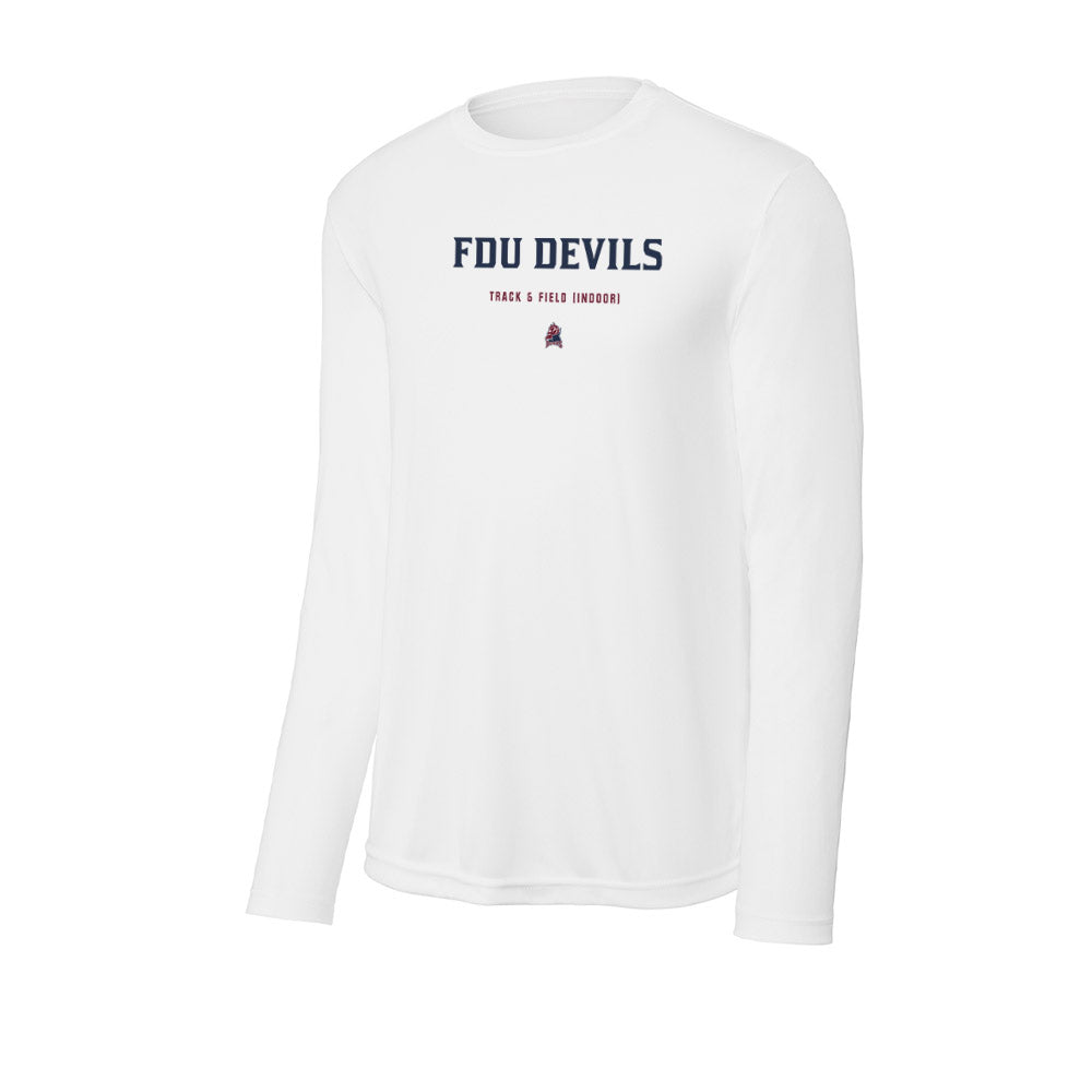 FDU Florham - NCAA Men's Track & Field : Jason Nonnenmacher - Activewear Long Sleeve T-Shirt-0