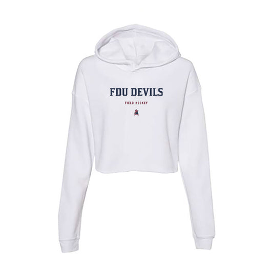 FDU Florham - NCAA Women's Field Hockey : Kaitlin Heckman - Women's Crop Fleece Hoodie-0