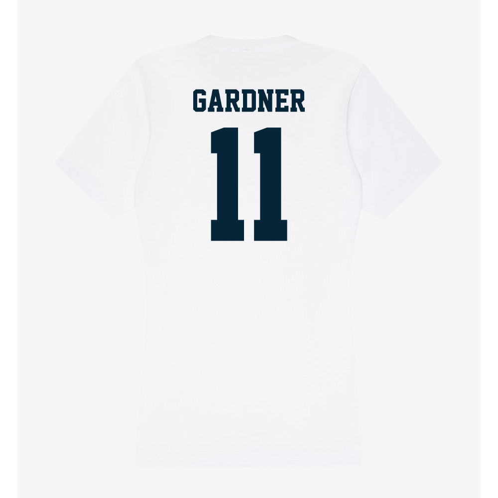 Utah State - NCAA Baseball : Hayden Gardner - Women's V-Neck T-Shirt-1