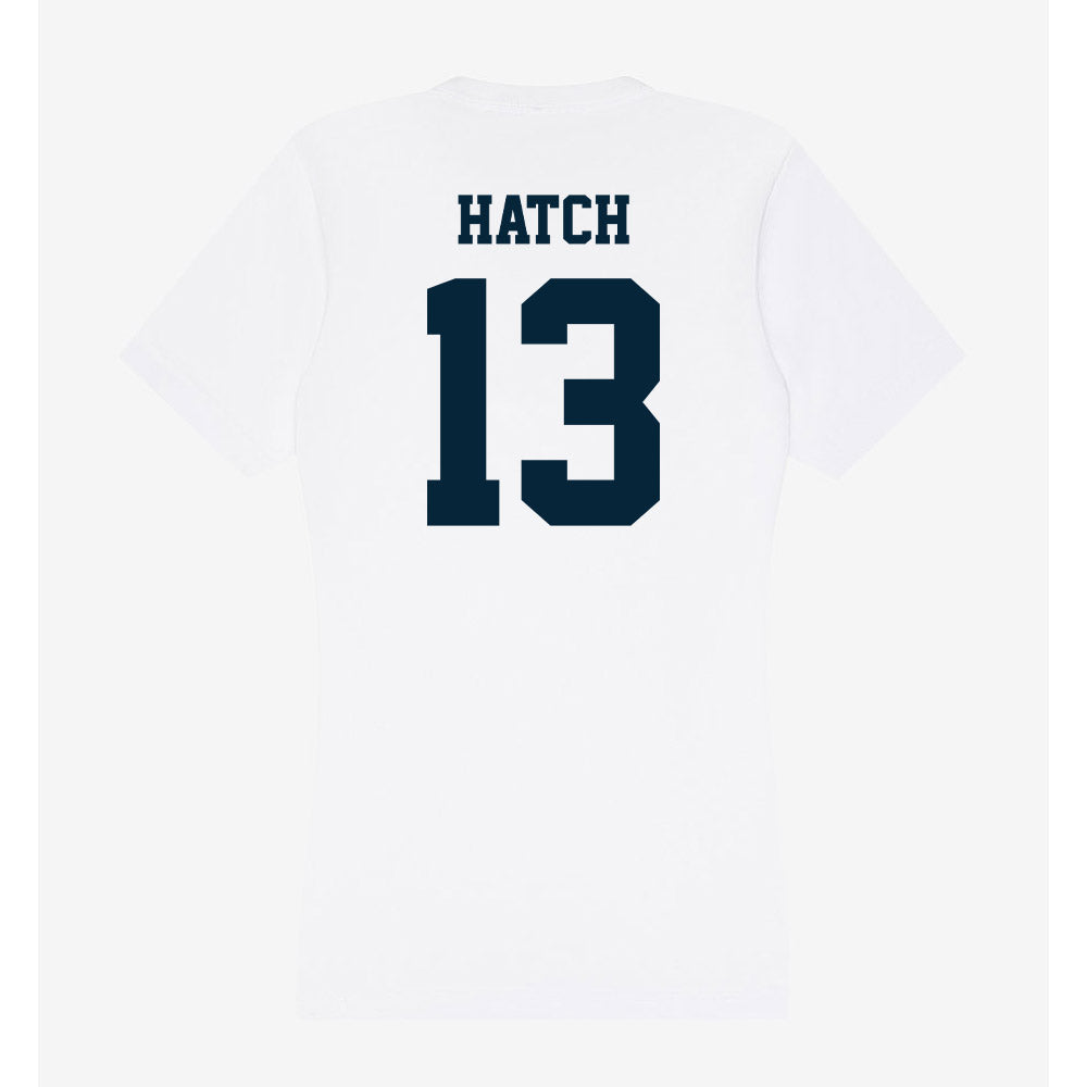 Utah State - NCAA Football : Hyrum Hatch - Women's V-Neck T-Shirt-1