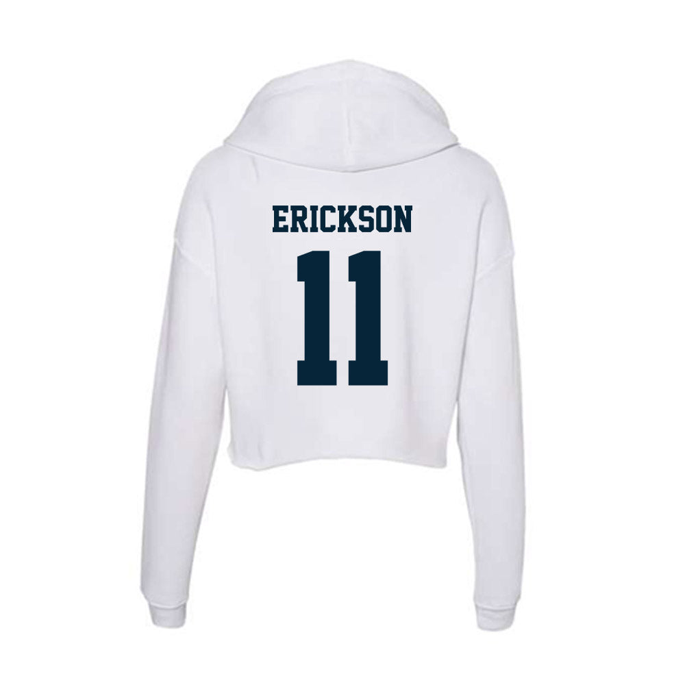 Utah State - NCAA Softball : Kaylee Erickson - Women's Crop Fleece Hoodie-1