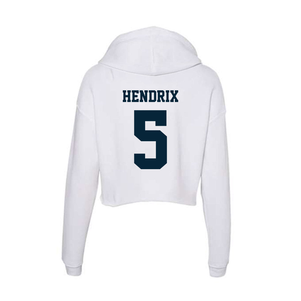 Utah State - NCAA Women's Soccer : Ellie Hendrix - Women's Crop Fleece Hoodie-1