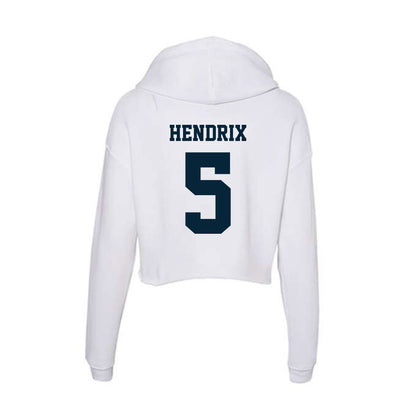 Utah State - NCAA Women's Soccer : Ellie Hendrix - Women's Crop Fleece Hoodie-1