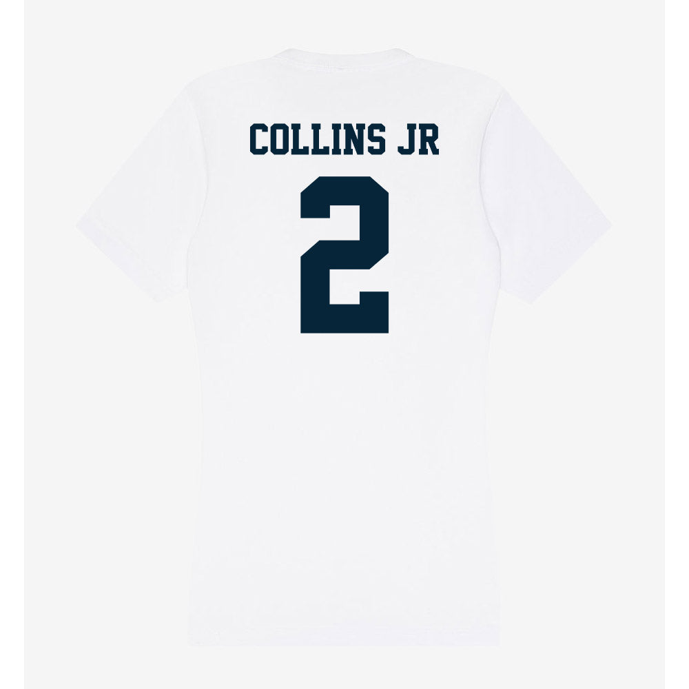 Utah State - NCAA Men's Basketball : Mj Collins Jr - Women's V-Neck T-Shirt-1