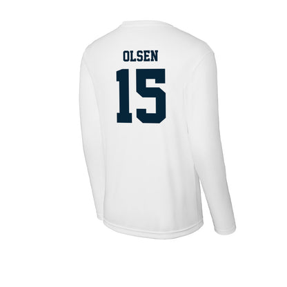 Utah State - NCAA Football : Ty Olsen - Activewear Long Sleeve T-Shirt-1