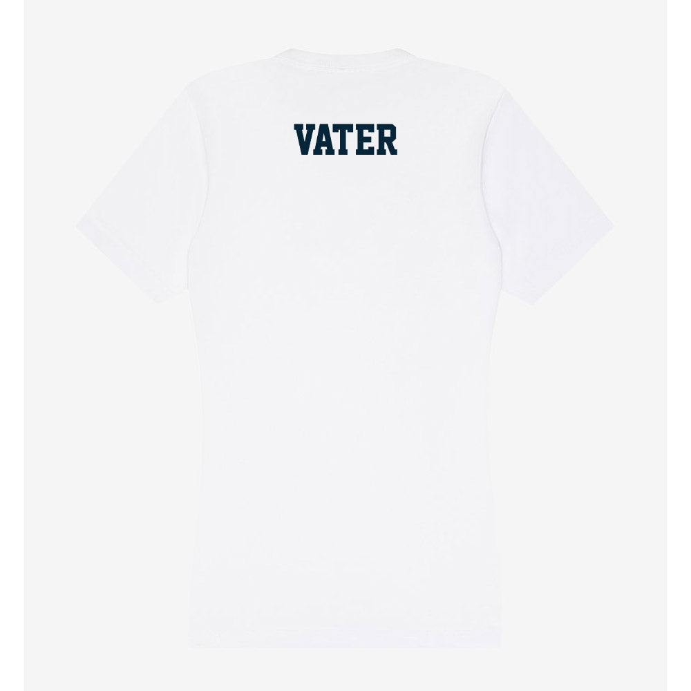 Utah State - NCAA Women's Gymnastics : Isabella Vater - Women's V-Neck T-Shirt-1