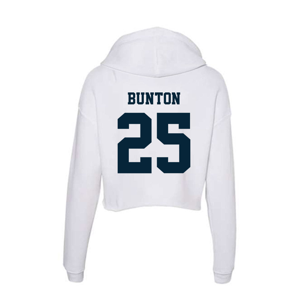 Utah State - NCAA Softball : Alex Bunton - Women's Crop Fleece Hoodie-1
