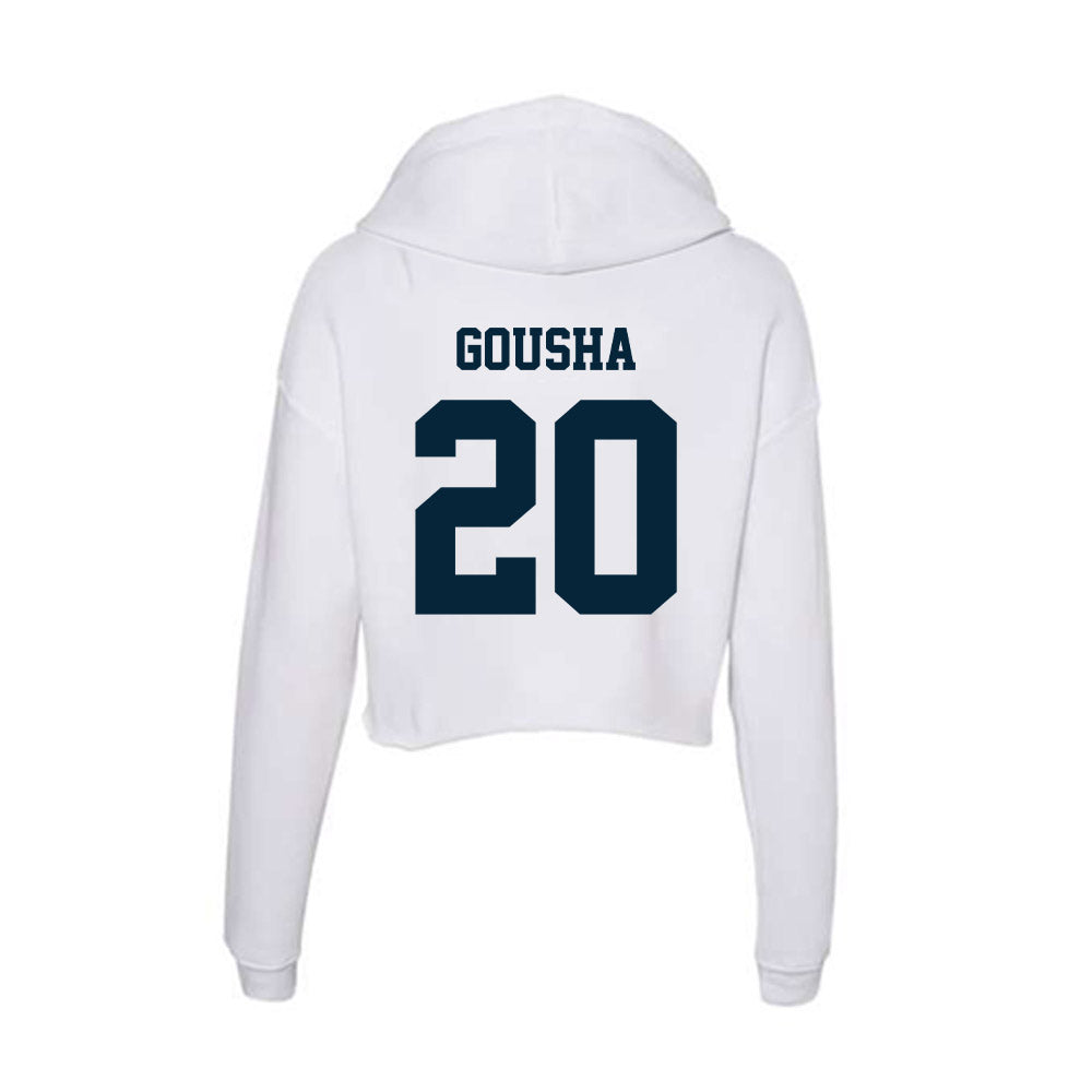 Utah State - NCAA Softball : Keely Gousha - Women's Crop Fleece Hoodie-1