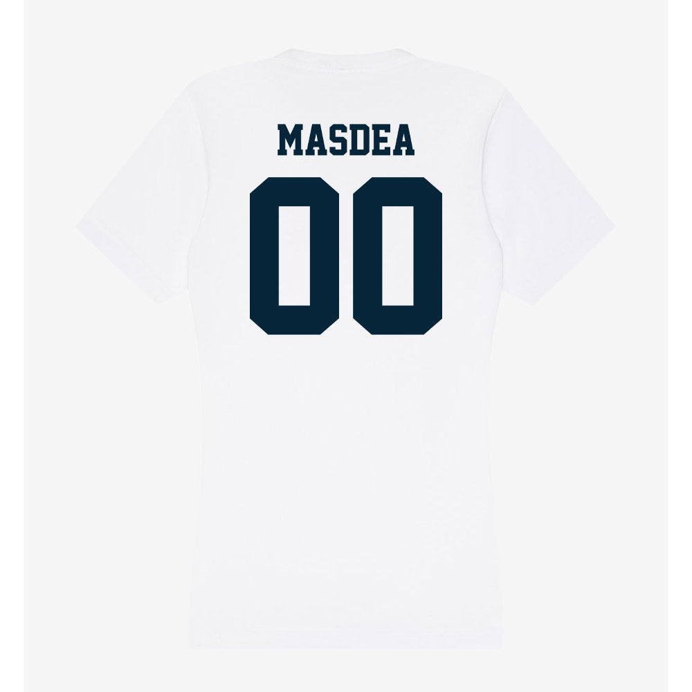 Utah State - NCAA Football : Tyler Masdea - Women's V-Neck T-Shirt-1