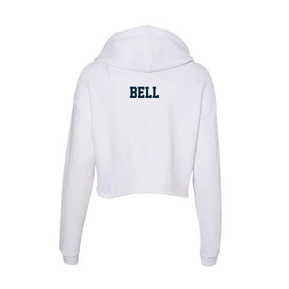Utah State - NCAA Football : Tiki Bell - Women's Crop Fleece Hooded Sweatshirt-1