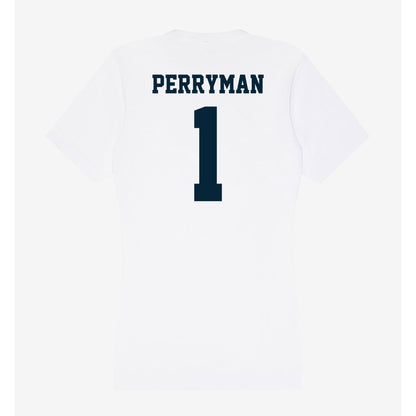 Utah State - NCAA Men's Basketball : Elijah Perryman - Women's V-Neck T-Shirt-1