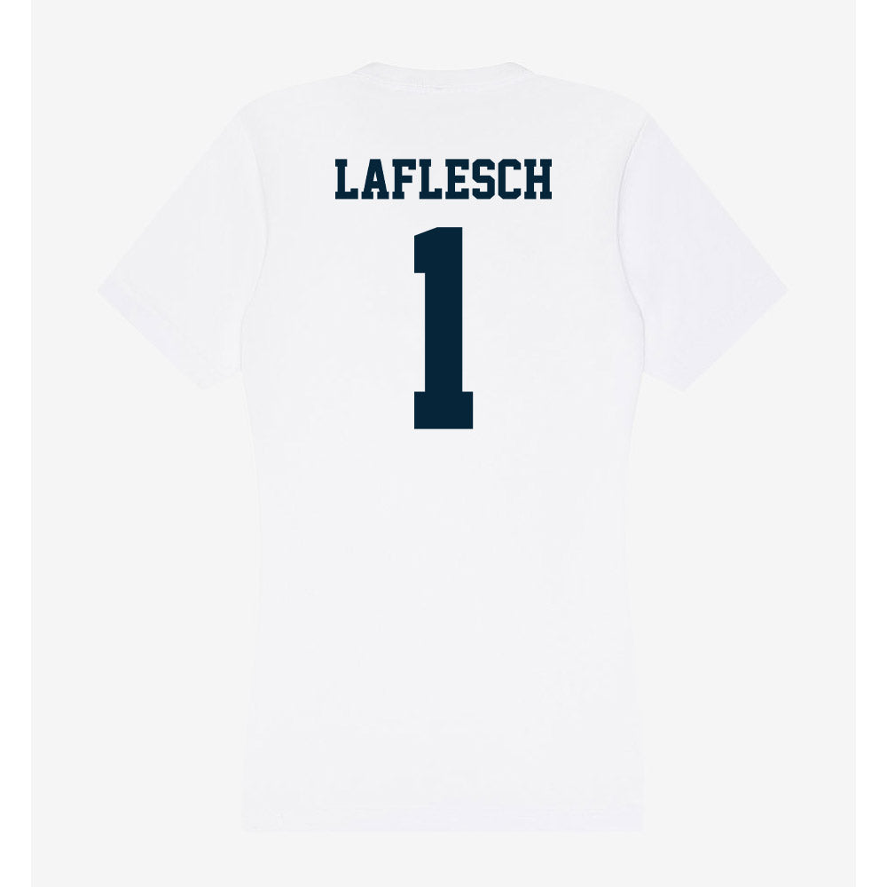Utah State - NCAA Women's Volleyball : Lily LaFlesch - Women's V-Neck T-Shirt-1