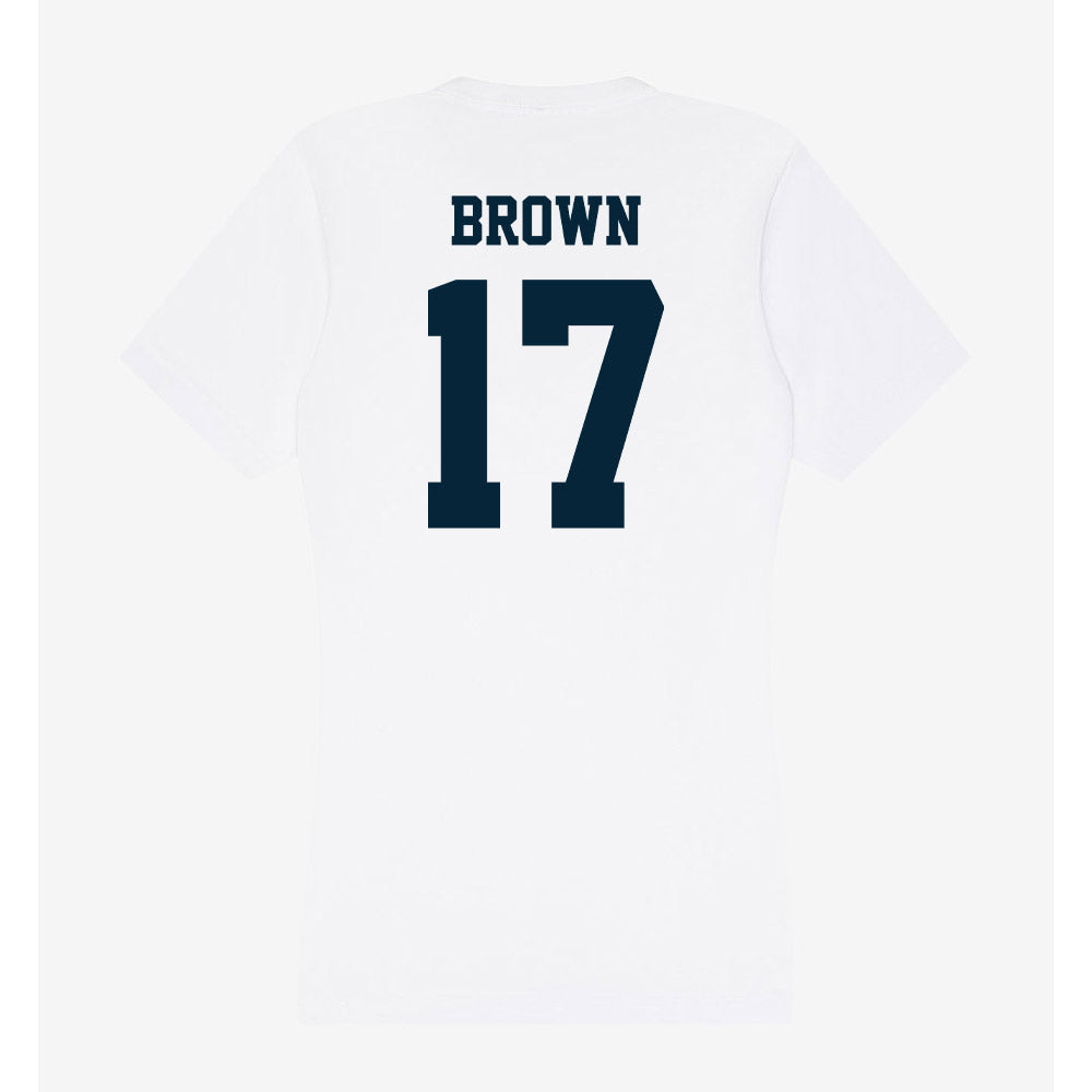 Utah State - NCAA Football : Mataira Brown - Women's V-Neck T-Shirt-1