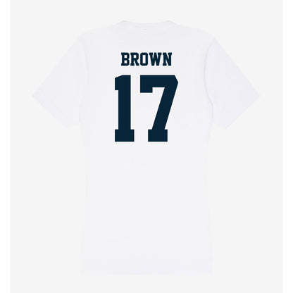 Utah State - NCAA Football : Mataira Brown - Women's V-Neck T-Shirt-1