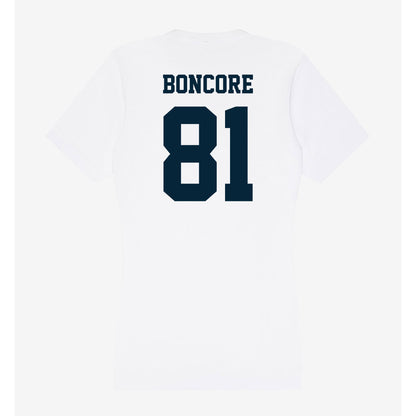 Utah State - NCAA Football : Nikko Boncore - Women's V-Neck T-Shirt-1