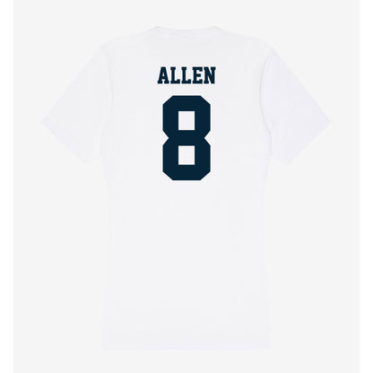 Utah State - NCAA Men's Basketball : Drake Allen - Women's V-Neck T-Shirt-1