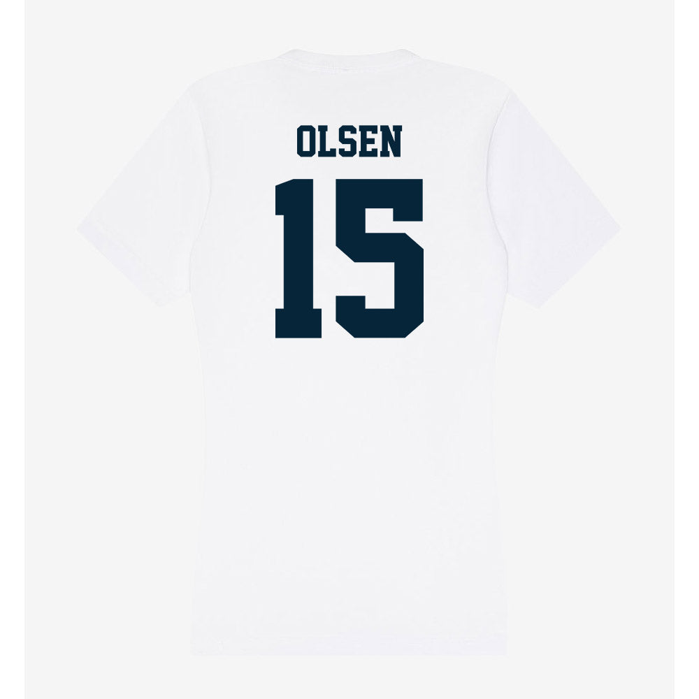 Utah State - NCAA Football : Ty Olsen - Women's V-Neck T-Shirt-1