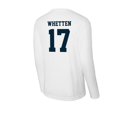 Utah State - NCAA Baseball : Davis Whetten - Activewear Long Sleeve T-Shirt-1