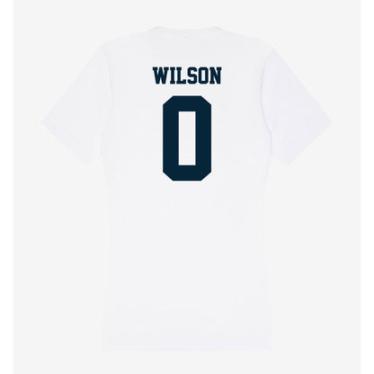 Utah State - NCAA Women's Basketball : Rachel Wilson - Women's V-Neck T-Shirt-1