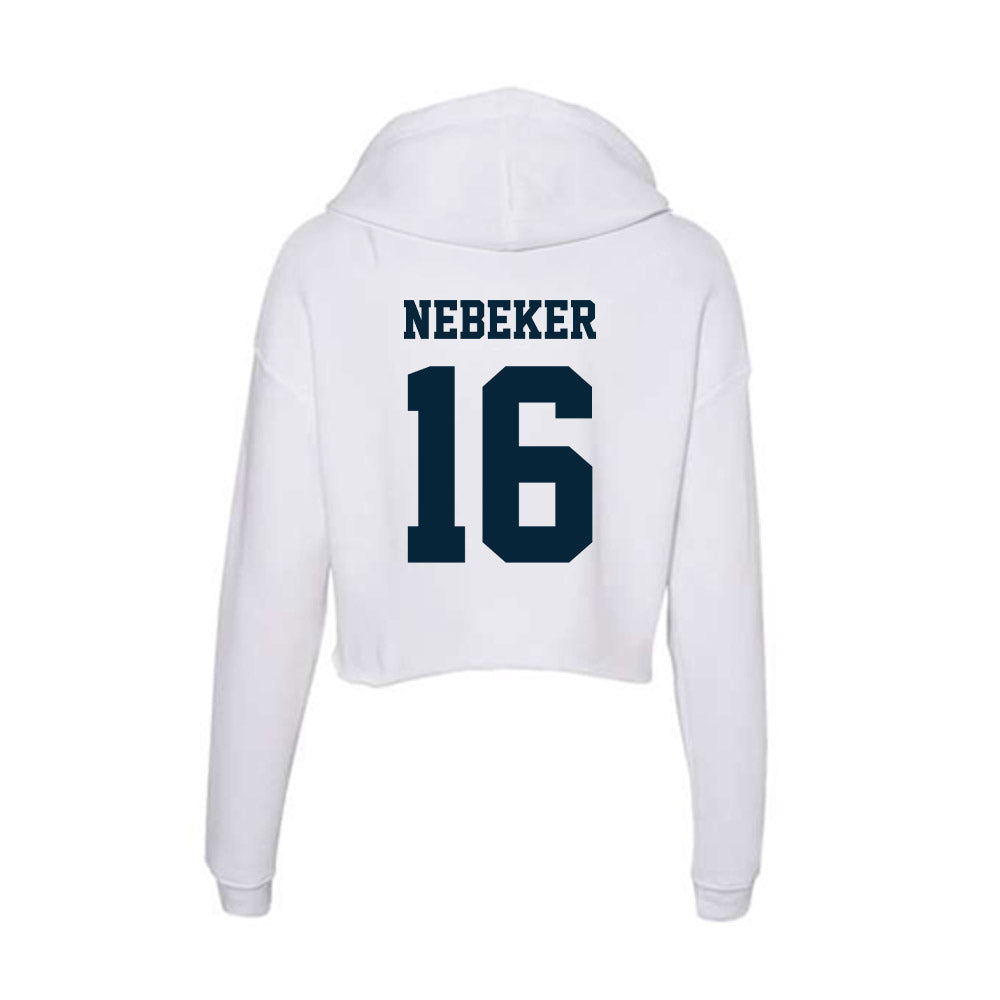 Utah State - NCAA Softball : Jakobi Nebeker - Women's Crop Fleece Hoodie-1