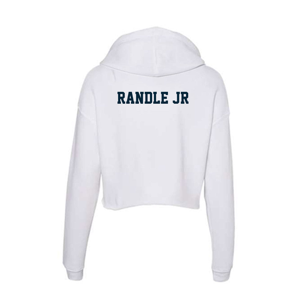 Utah State - NCAA Football : John Randle Jr - Women's Crop Fleece Hooded Sweatshirt-1