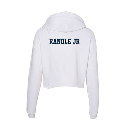 Utah State - NCAA Football : John Randle Jr - Women's Crop Fleece Hooded Sweatshirt-1