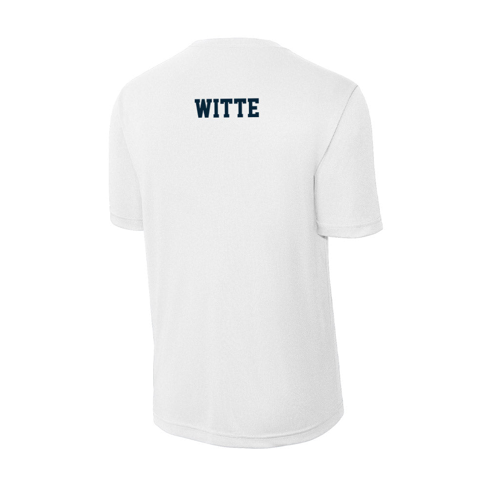 Utah State - NCAA Women's Gymnastics : Mya Witte - Activewear T-Shirt-1