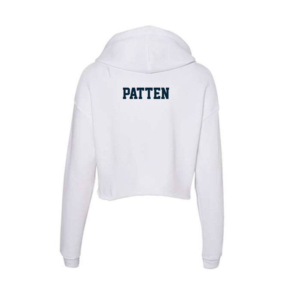 Utah State - NCAA Men's Track & Field : Mackenzie Patten - Women's Crop Fleece Hoodie-1