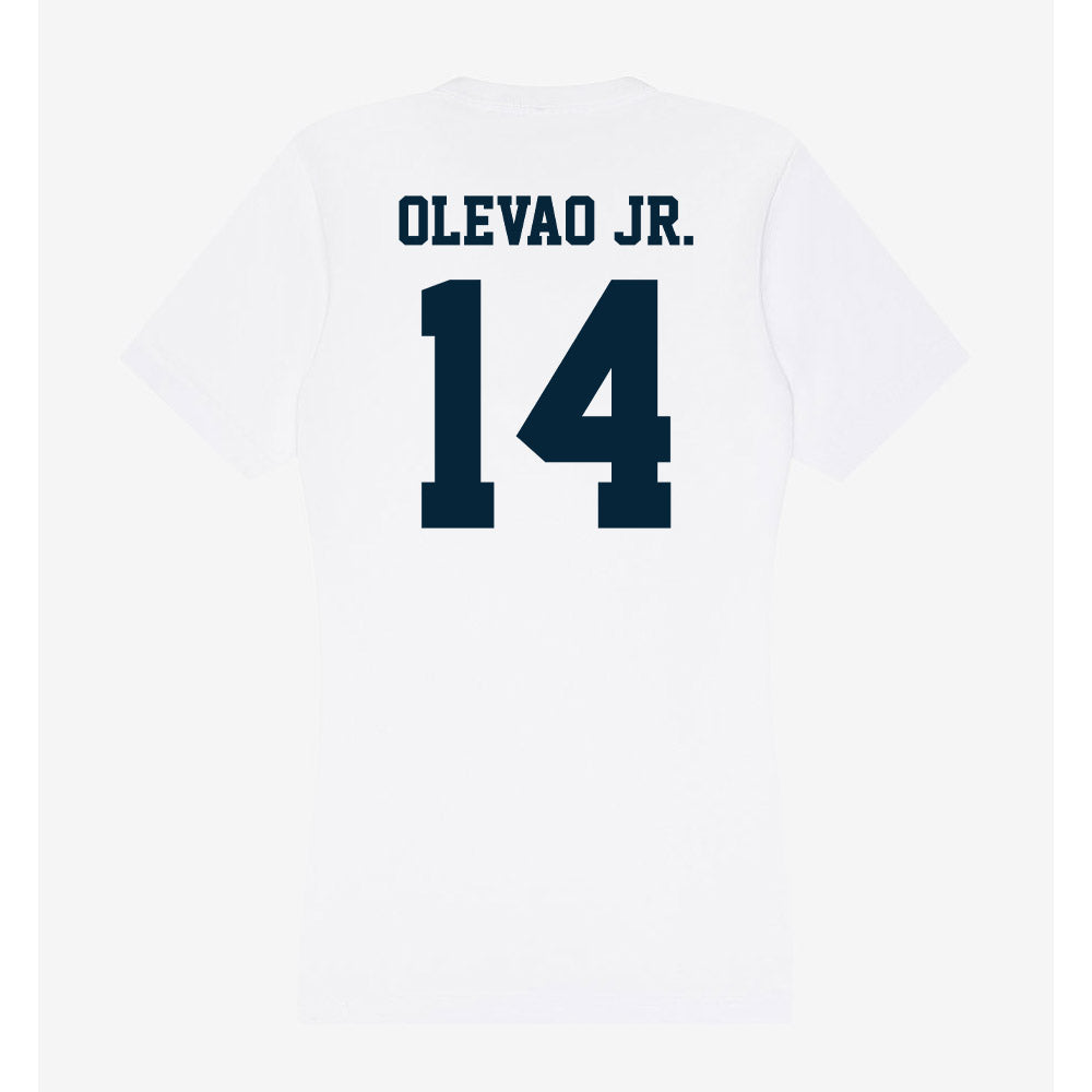Utah State - NCAA Football : Bronson Olevao Jr. - Women's V-Neck T-Shirt-1