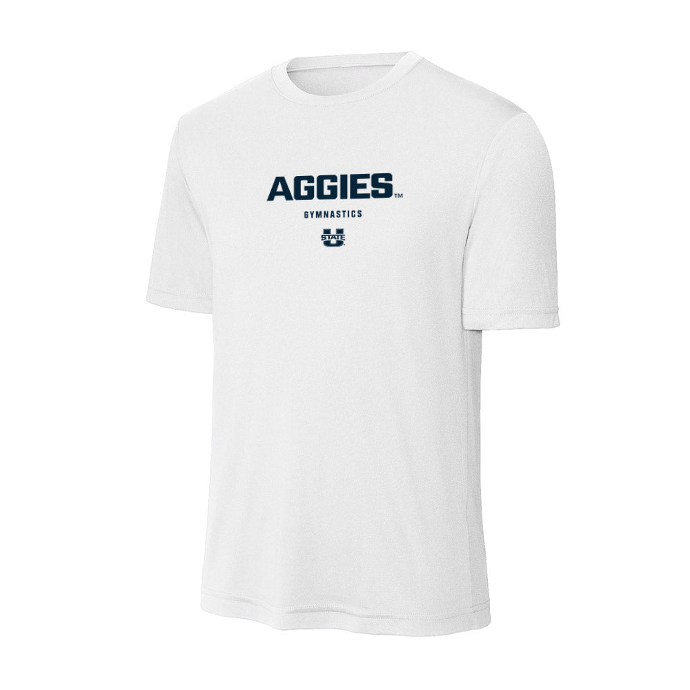 Utah State - NCAA Women's Gymnastics : Lundyn VanderToolen - Activewear T-Shirt-0