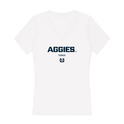 Utah State - NCAA Women's Tennis : Sofie Hrdinova - Women's V-Neck T-Shirt-0