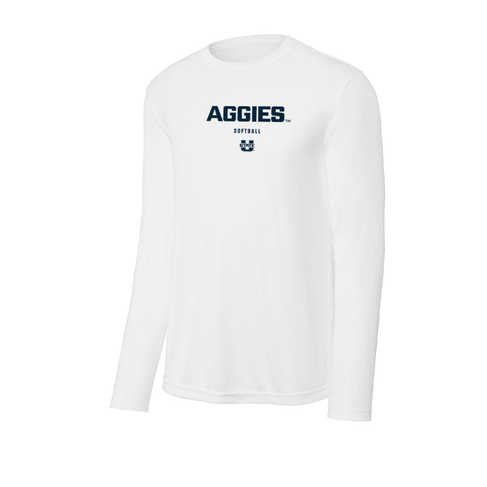Utah State - NCAA Softball : Carly Limosnero - Activewear Long Sleeve T-Shirt-0