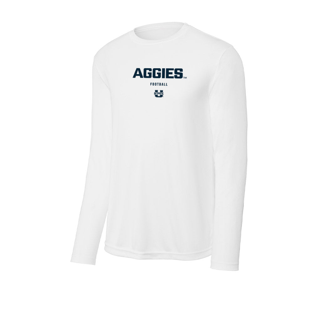 Utah State - NCAA Football : Brady Goodman - Activewear Long Sleeve T-Shirt-0
