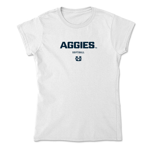 Utah State - NCAA Softball : Kendall Cochran - Soft Style Women’s T-Shirt-0