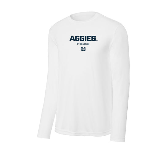 Utah State - NCAA Women's Gymnastics : Marley Peterson - Activewear Long Sleeve T-Shirt-0