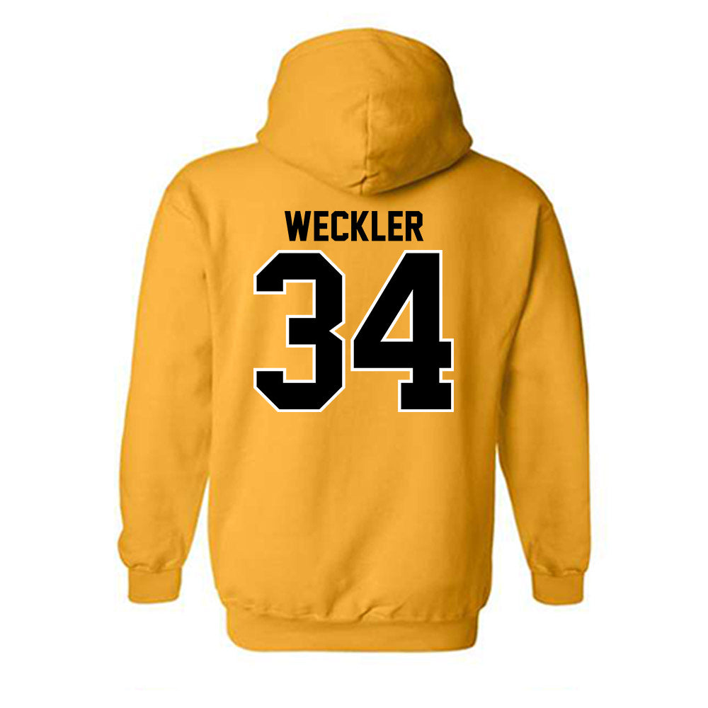 UW Milwaukee - NCAA Baseball : Mason Weckler - Classic Shersey Hooded Sweatshirt-1